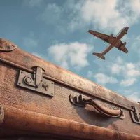 Чемодан, самолет