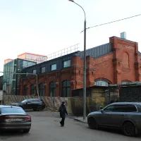 Бывшее вагонное депо в процессе реконструкции. 2023 год