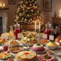 Новогодний стол