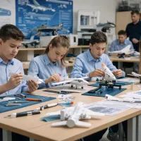 Моделирование в классе по авиации