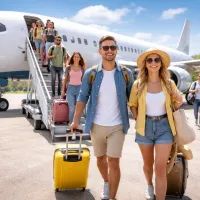 Путешественники на вылет под солнцем