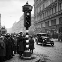 Первый светофор в Москве