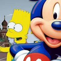 Симпсоны, Микки Маус, Москва