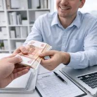 Получение зарплаты 