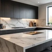 Никаких кислот и абразивов! Ухаживаю за гранитной столешницей так, и она сверкает как новая