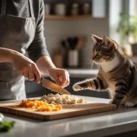 «Придумала себе развлечение»: вот почему кошки выпрашивают еду, а когда получают — воротят нос