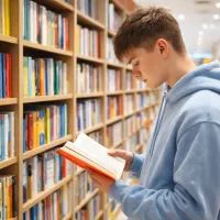 В библиотеке 