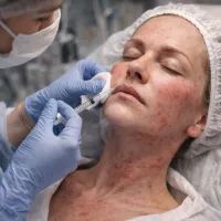 Косметологическая инъекция в клинике