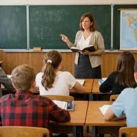 Учебный процесс в классе