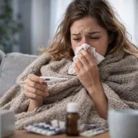 Грипп у девушки