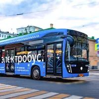Электробус КамАЗ-6282 в Москве
