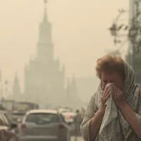 Москва, смог