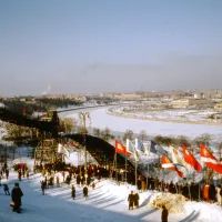 Трамплин зимой 1964 года