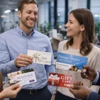 Обмен подарочными сертификатами в офисе