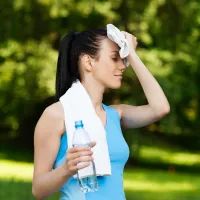 Жара, женщина