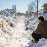 Зима в России