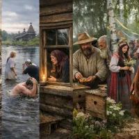 Русские традиции в деревне