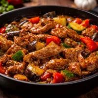 Жаркое с мясом и овощами