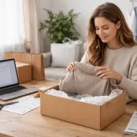 Упаковка возврата онлайн-заказа