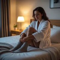 Носки на ночь и душ за два часа до сна: работает ли модный лайфхак по быстрому засыпанию