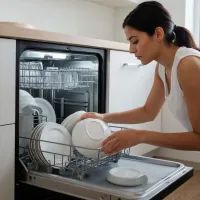 Больше не перемываю за посудомойкой: научилась её загружать так, чтоб посуда блестела
