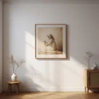 Не жду, когда муж соизволит повесить картину: делаю все сама без единого гвоздя