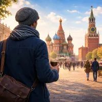 Петербуржец в Москве