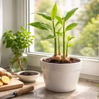 Росток имбиря