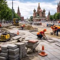 укладка тротуарной плитки