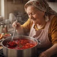 Бабушкин борщ