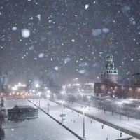 Снегопад в Москве