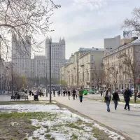 Весна в Москве