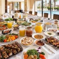 Шведский стол в отеле