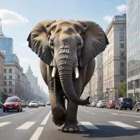 Побег слона