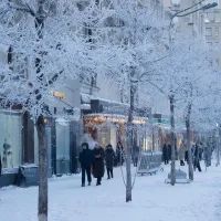 Мороз в Москве