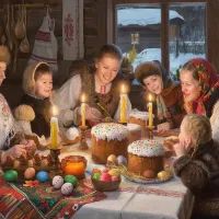 Семья, Пасха