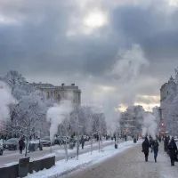 Мороз, город