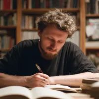 Мужчина, книги