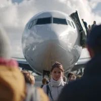 Самолет, люди