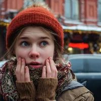 Женщина, город