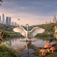 Дикая природа у горизонта Москвы