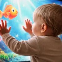 Телевизор, пальцы