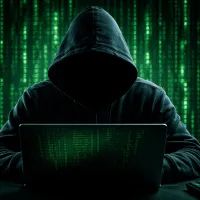 Хакер в темной комнате