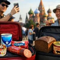 Туристы, продукты