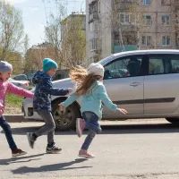 Дети, автомобиль