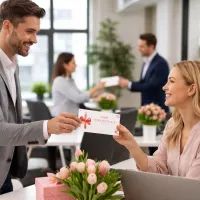 Подарок на 8 марта в офисе