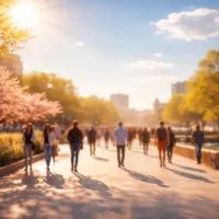 Весенний день в городе