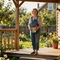 Не скучаю на мартовской даче — рассказываю, чем заняться в саду, пока земля замёрзшая