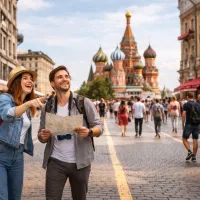 Летний день в центре Москвы