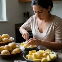 Раньше смеялась над этими лайфхаками с картофельными очистками — теперь сама собираю их на кухне!